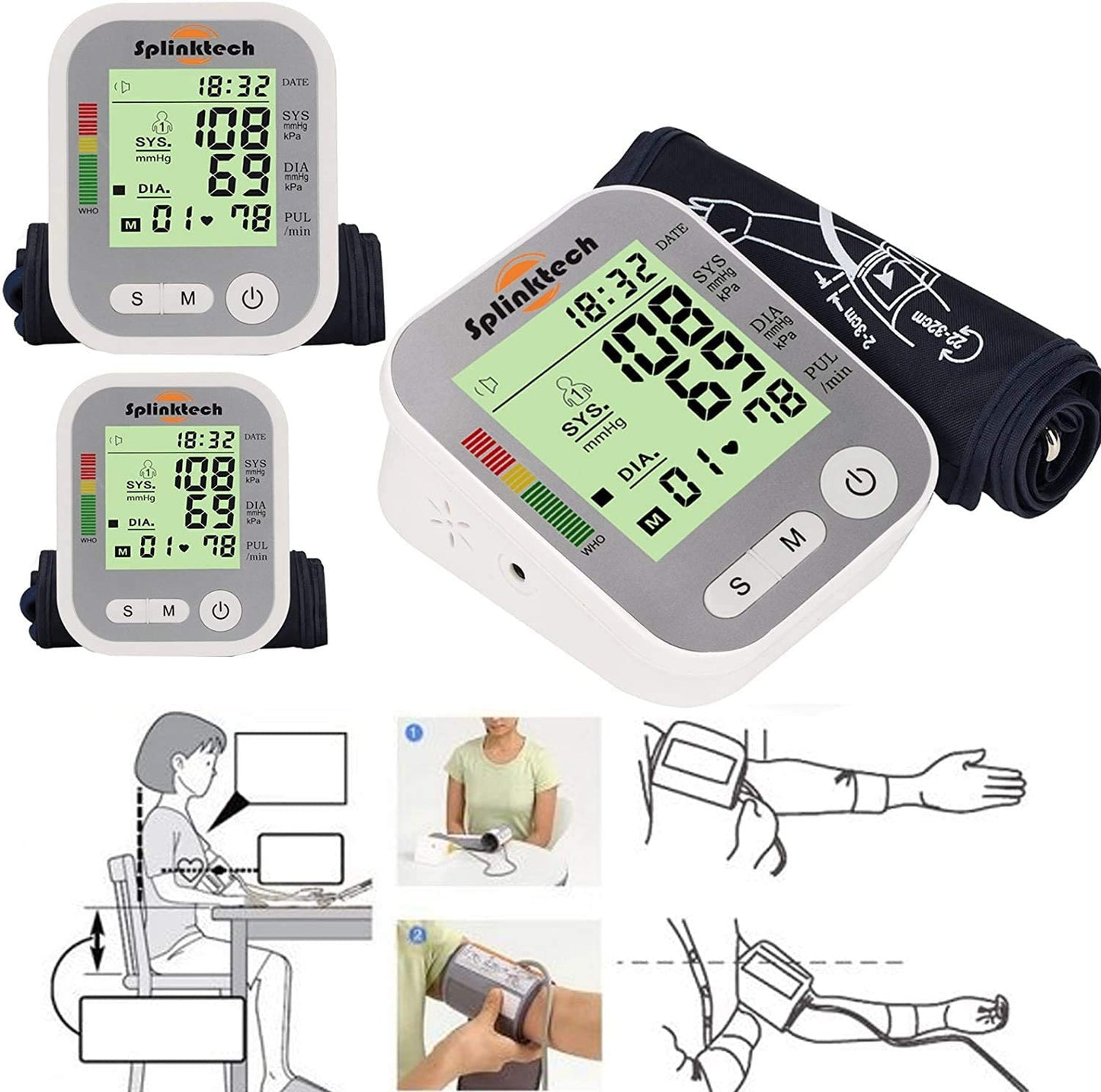 Generise Arm Blood Pressure Monitor - Silver