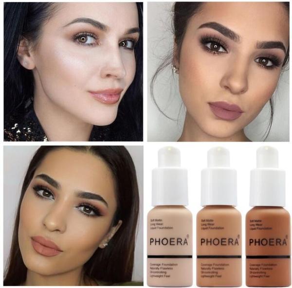 Phoera Flawless Matte Liquid Foundation (10 Shades Available - Select in Dropdown)