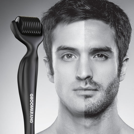 Groomarang 'Rock n Roll' Derma Beard and Hair Growth Roller - 0.5mm