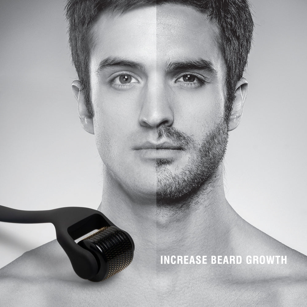 Groomarang 'Rock n Roll' Derma Beard and Hair Growth Roller - 0.5mm