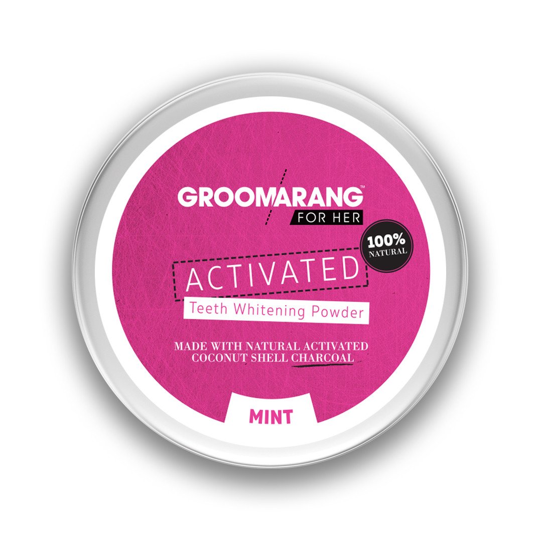 Groomarang For Her Charcoal Teeth Whitening Powder – 50g