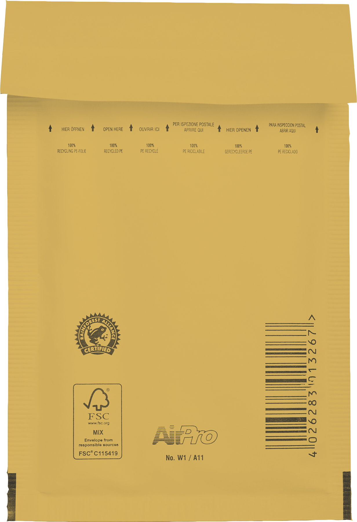 Airpro Padded Bubble Envelopes- FULL CARTONS