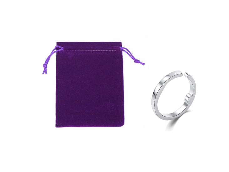 Acusnore Sterling Silver 2 Pressure Point Snoring Ring