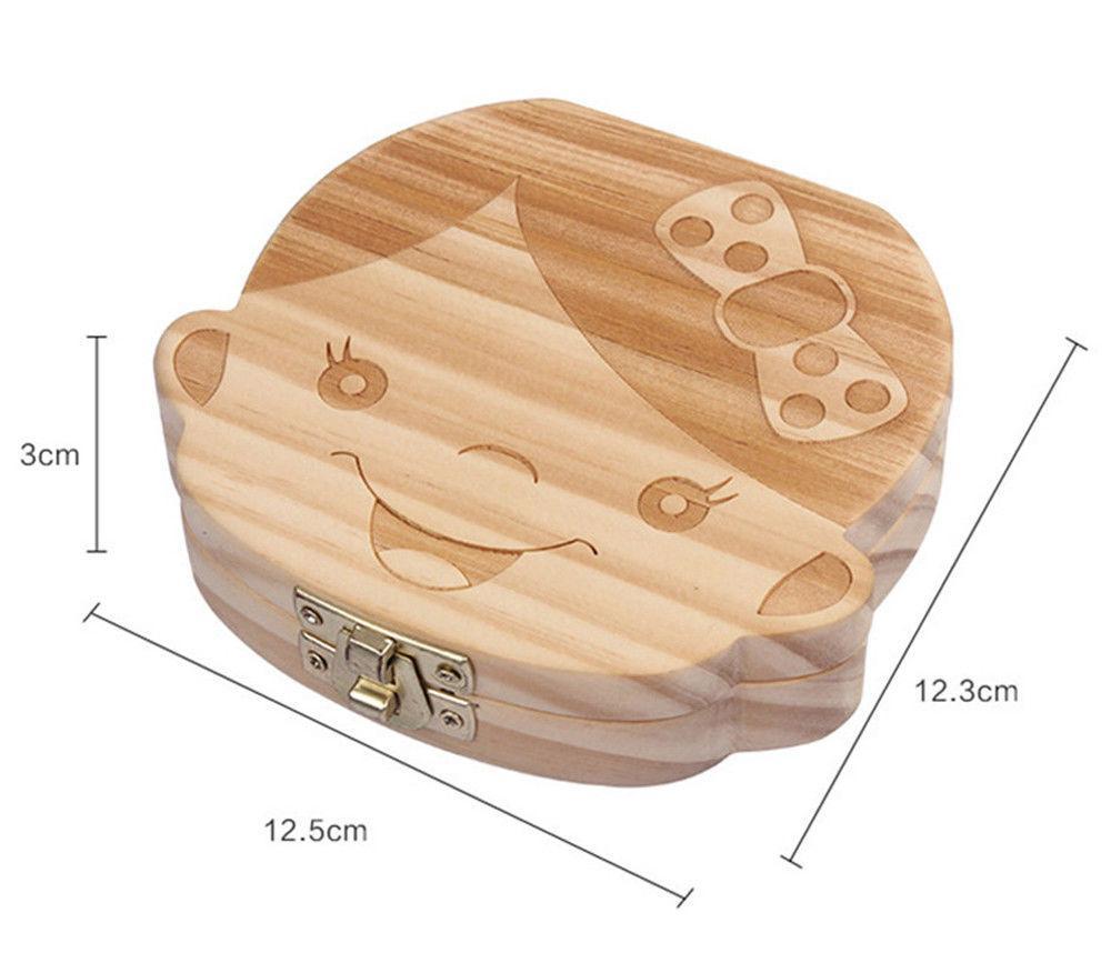 Baby Boys & Girls Keepsake Tooth and Lanugo Box