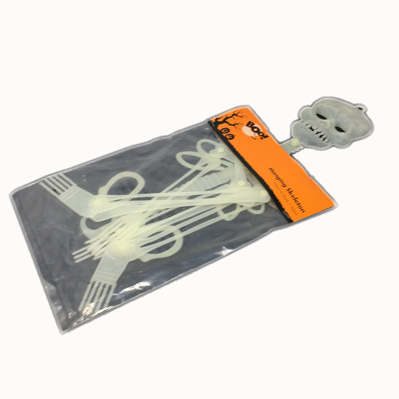 Halloween 2 Black Hanging Skeletons