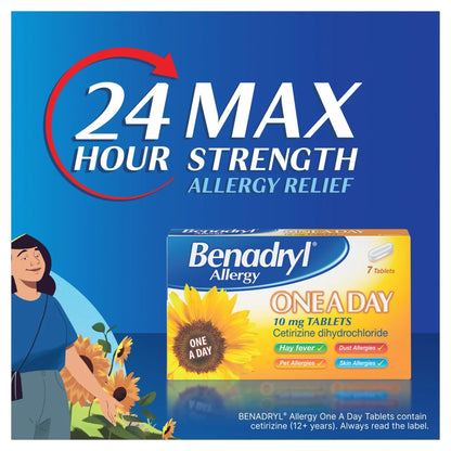 Benadryl Allergy One A Day Tablets