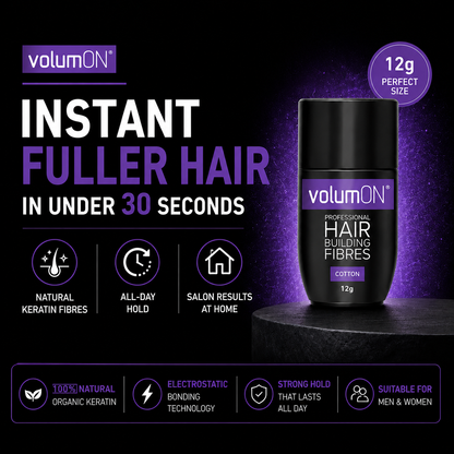 Volumon Hair Building Fibres - COTTON 12g