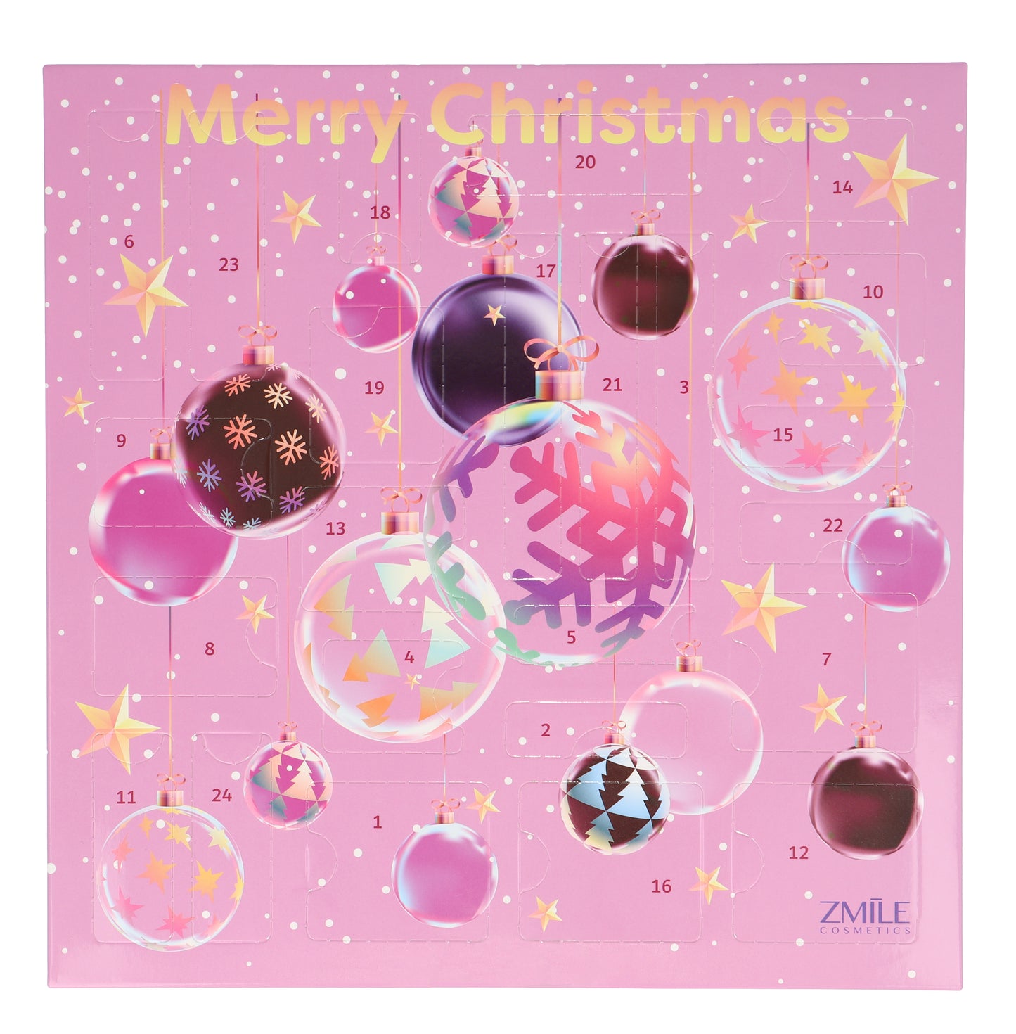ZMILE Vegan Advent 3D Christmas balls SCHMINK1478