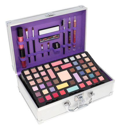 Glamza 'Flawless Chic' 68pc Vegan Vanity Case