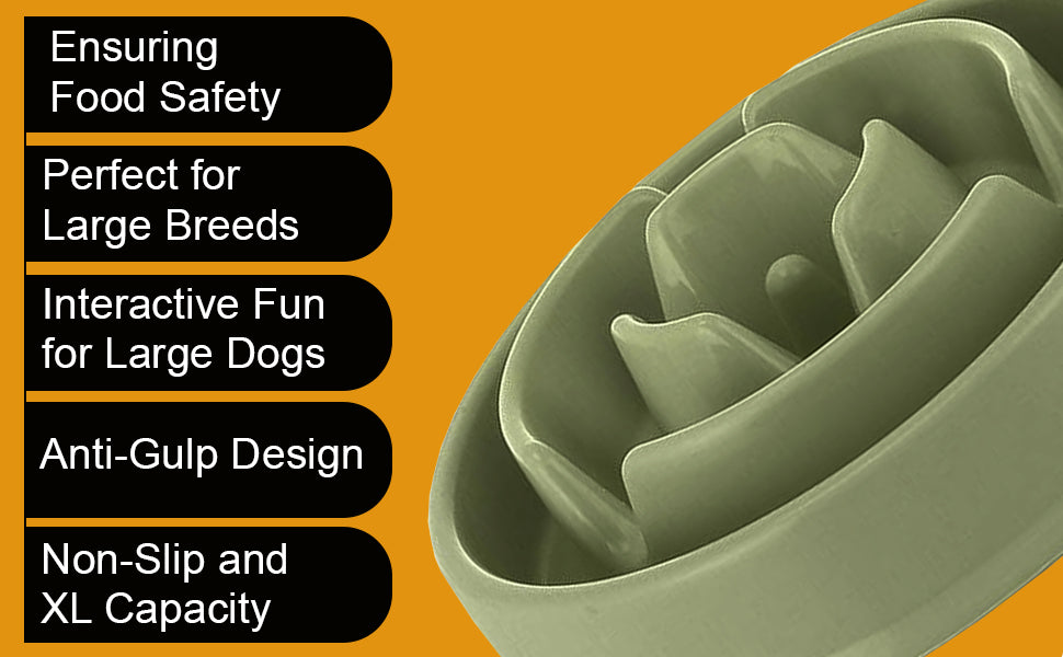 Generise Slow Feeder Dog Bowls
