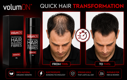 Volumon Hair Building Fibres - KERATIN 28g