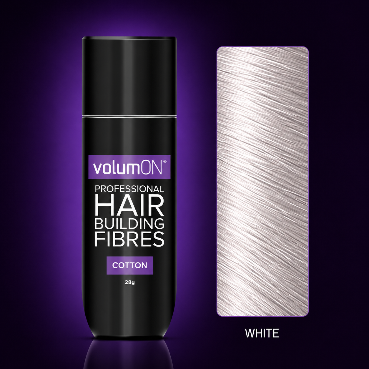 Volumon Hair Building Fibres - COTTON 28g - For Men & Women