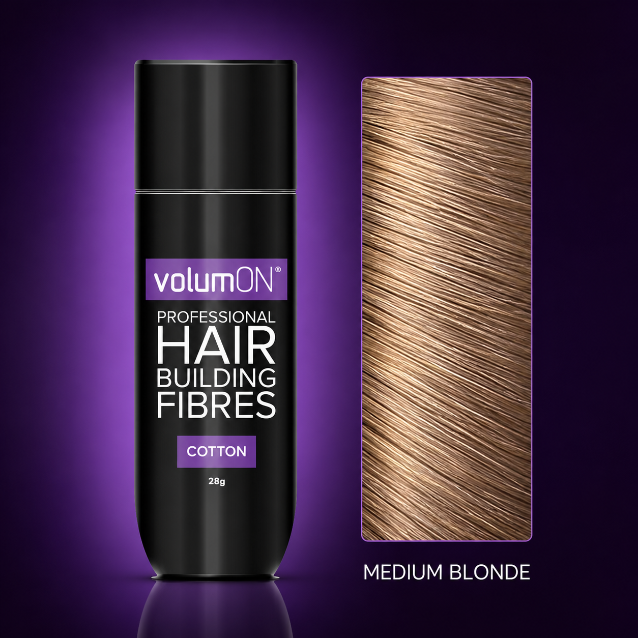 Volumon Hair Building Fibres - COTTON 28g - For Men & Women