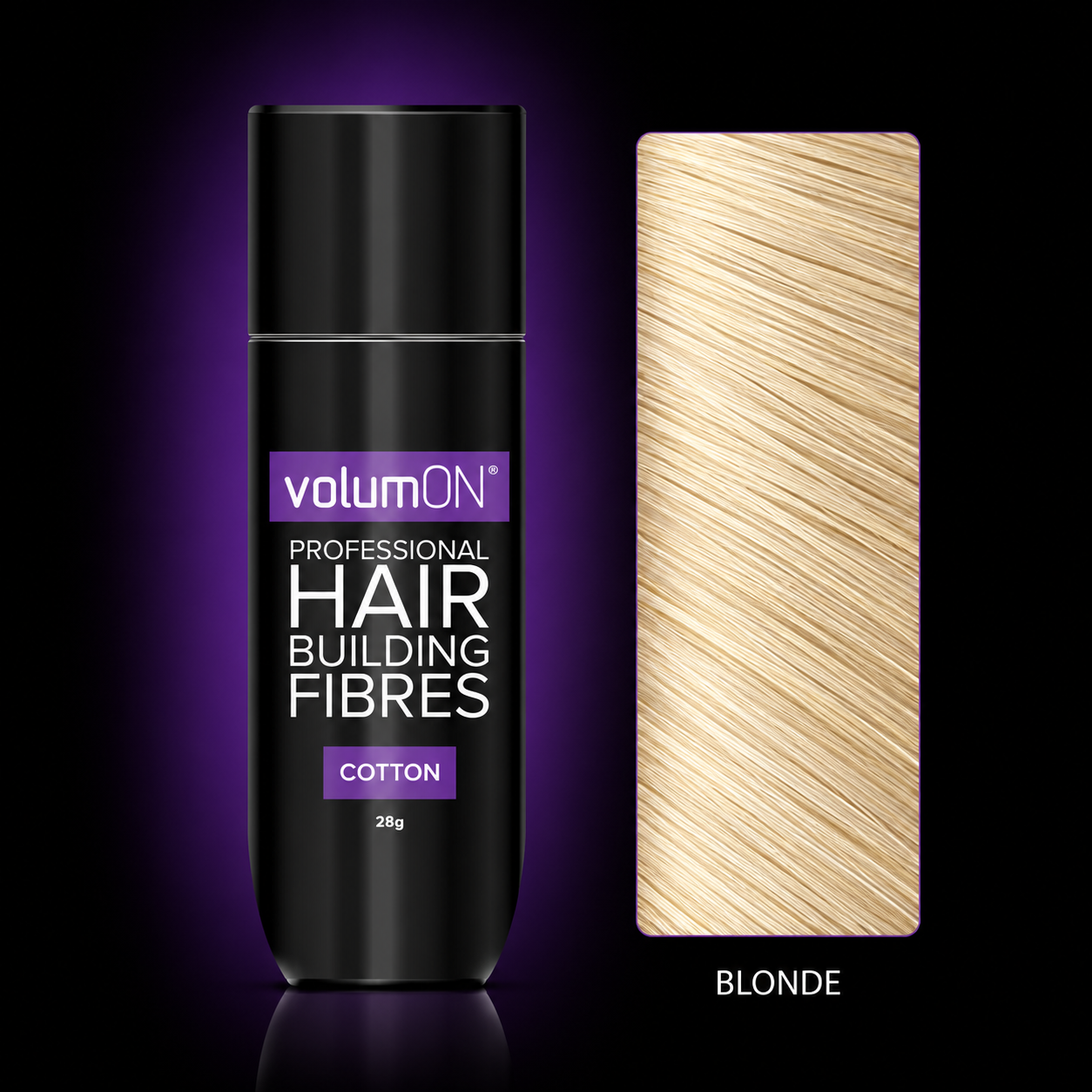 Volumon Hair Building Fibres - COTTON 28g - For Men & Women