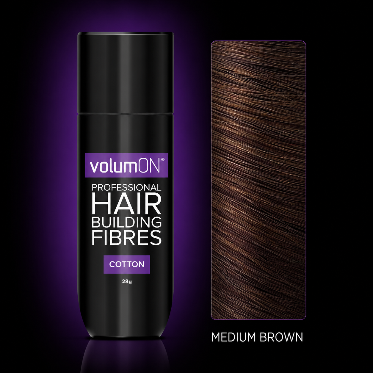 Volumon Hair Building Fibres - COTTON 28g - For Men & Women