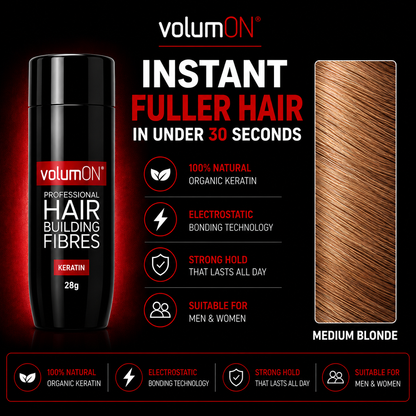 Volumon Hair Building Fibres - KERATIN 28g