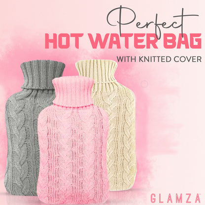 Generise 2-Litre Knitted Hot Water Bottle – Cosy, Stylish & Energy Saving