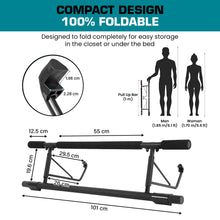 Load image into Gallery viewer, Generise Foldable Pull Up Bar - Carbon Steel