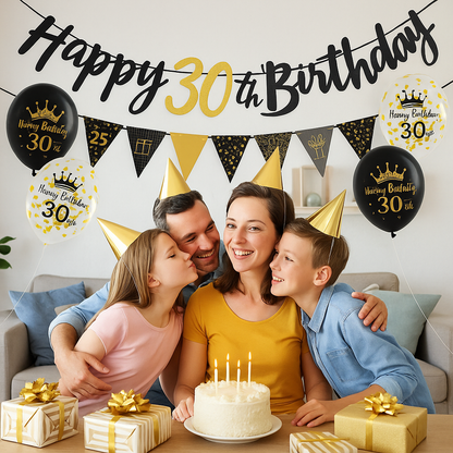 Generise 30th Birthday Decoration Set