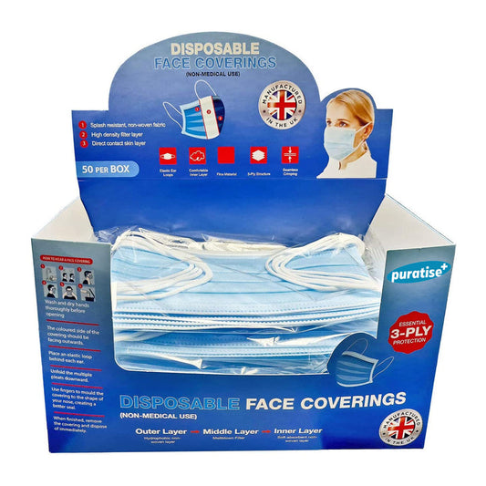 Generise Surgical 3 Ply face mask - Blue BOYU