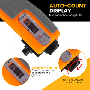 Generise Adjustable Hand Grip with Counter- 5kg - 60kg- Orange