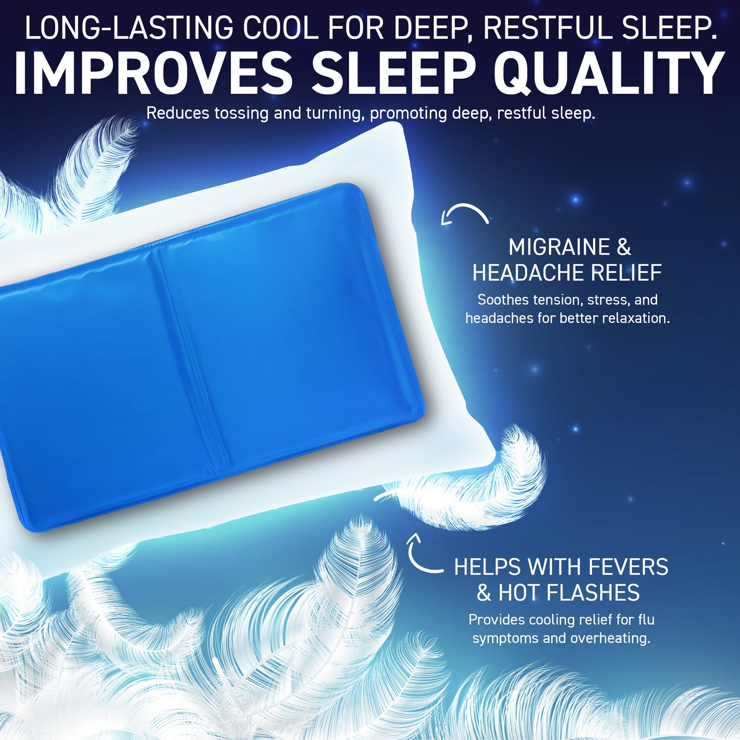 Generise Cooling Gel Pillow - 'just add water'