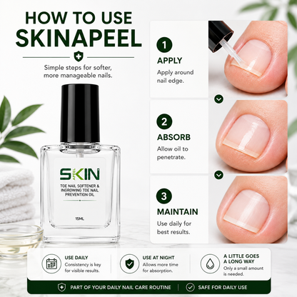 Skinapeel Toenail Softener & Ingrowing Toenail Prevention Oil
