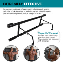 Load image into Gallery viewer, Generise Foldable Pull Up Bar - Carbon Steel