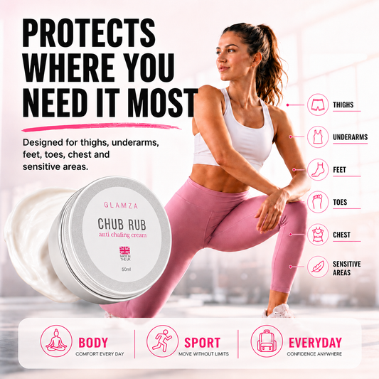 Glamza Chub Rub Anti Chafing Cream 50ml with Aloe Vera