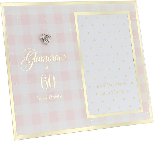 Glass Photo Frame - Glamorous at 60 LP42841