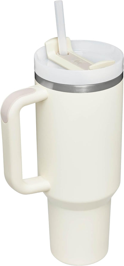 Stanley Quencher® H2.0 FlowState™ Tumbler 1.2L – Recycled Stainless Steel- Cream Tonal