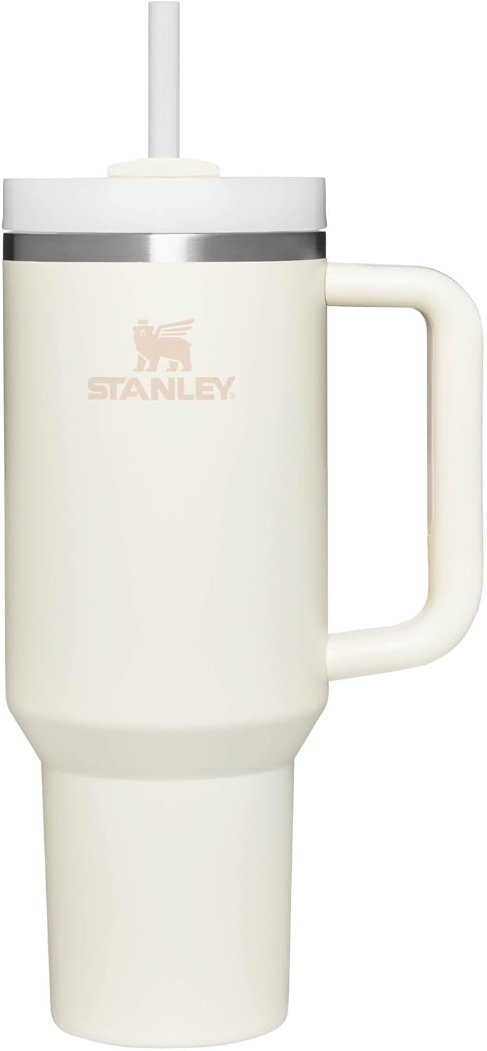 Stanley Quencher® H2.0 FlowState™ Tumbler 1.2L – Recycled Stainless Steel- Cream Tonal