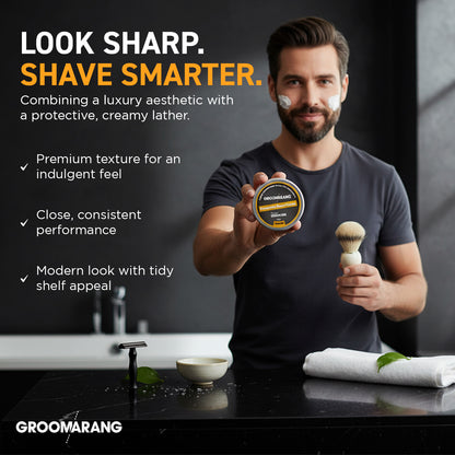 The Groomarang Moisturising & Protective Shave Cream (100ml Tub)