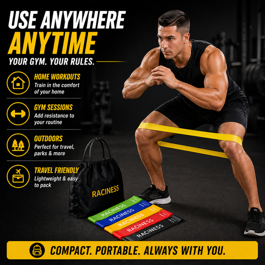 Generise Gym Resistance Bands Set of 5 with Carry Bag