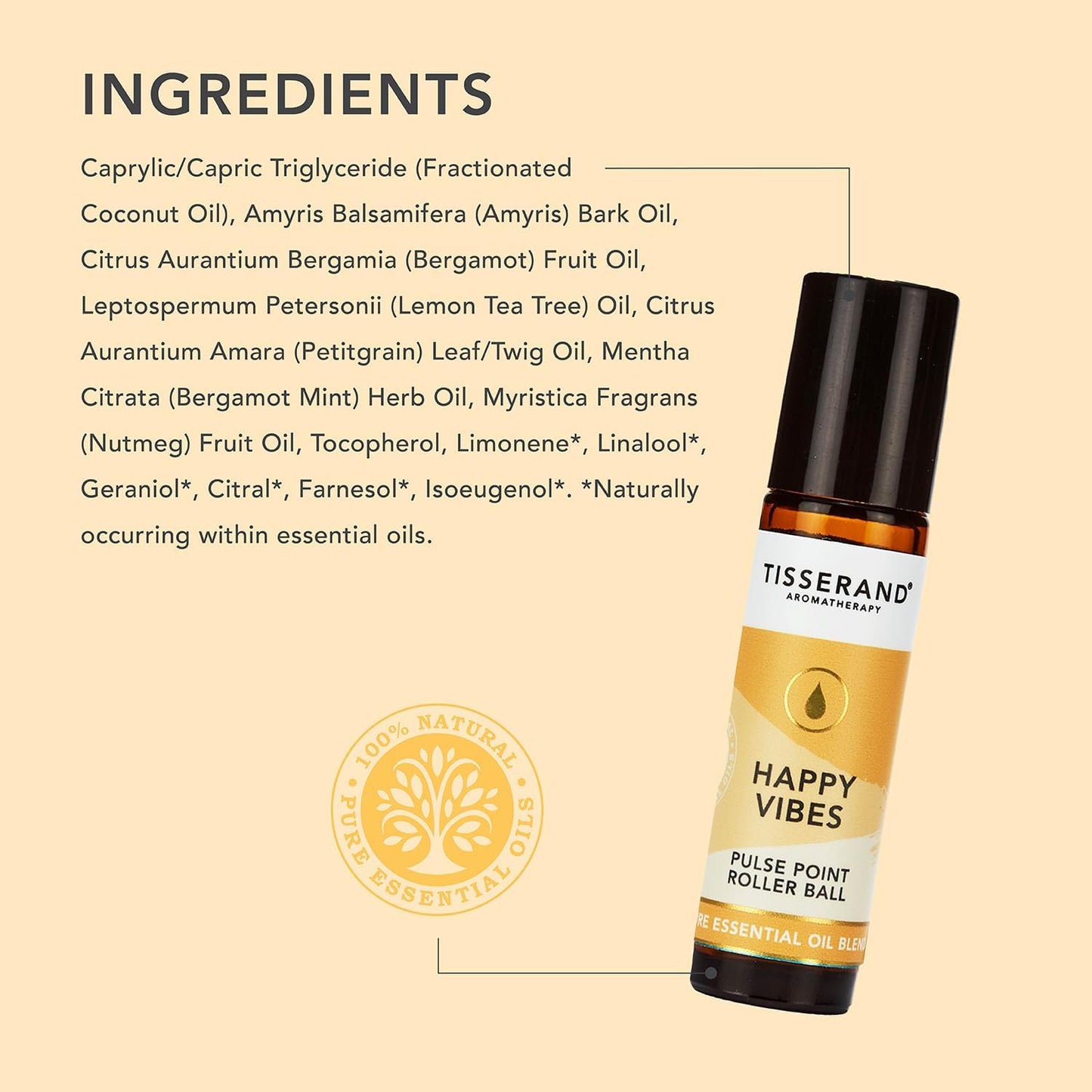 Tisserand - Happy Vibes Pulse Point Roller Ball