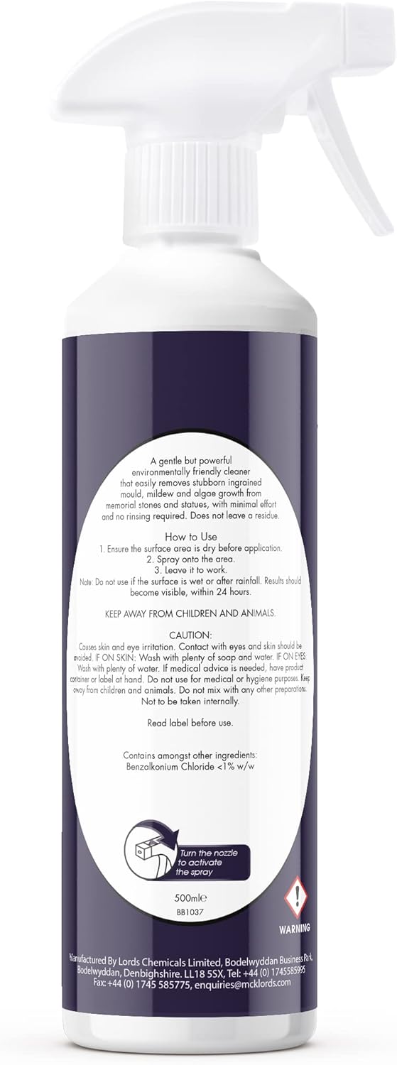 BritishBasics Memorial Headstone Cleaner 500ml