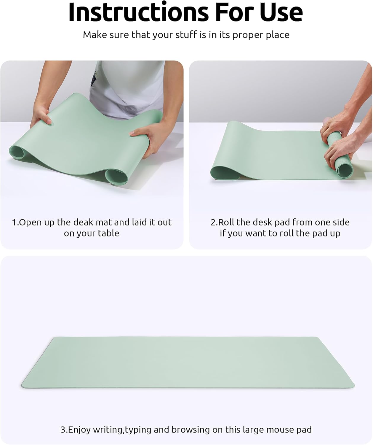 Generise Leather Desk Mat- 80cm x 40cm