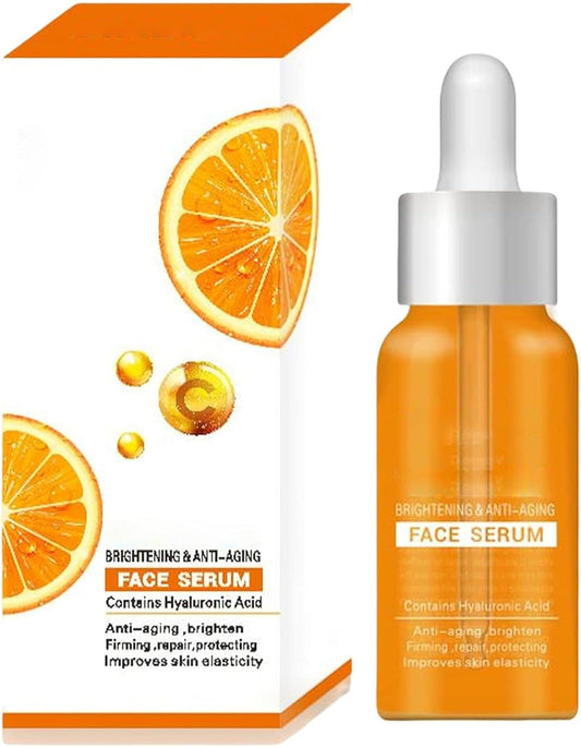 Dr Rashel Vitamin C Serum Brightening & Anti Ageing Facial Serum with Hyaluronic Acid for Face Lines & Wrinkles 50ml