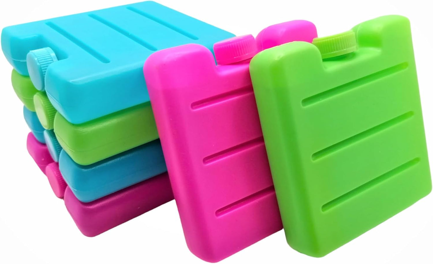 Generise Mini Freezer Blocks - 2 Blue, 2 Green, 2 Pink- 6 Pack