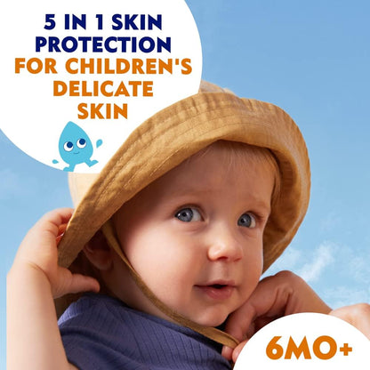 NIVEA SUN Kids Protect & Sensitive Spray (200ml) Sunscreen Spray with SPF 50+
