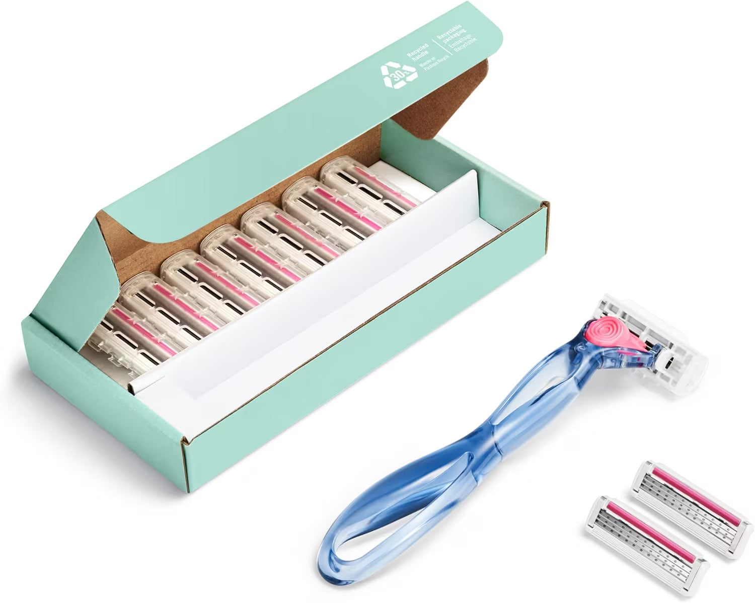 Refiilable Razor Bic Click 3 Soleil Sensitive Refillable Women's Razor - 1 Handle + 10 ...