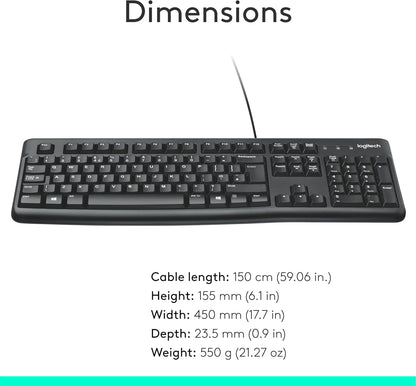 Logitech K120 Wired Keyboard