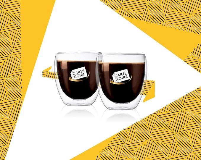 Bodum Carte Noire 2 Pcs 250ml Glass Cup Set