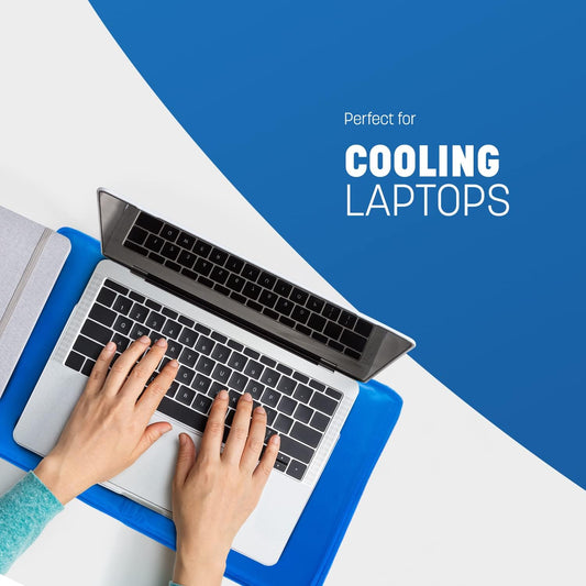 Generise Cooling Gel Laptop Mat - 40cm x 30cm- Blue