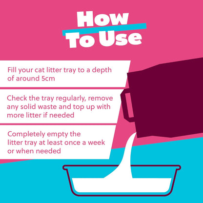 Felight Non-Clumping Cat Litter – Dust-Free, Antibacterial Silverfresh 20L