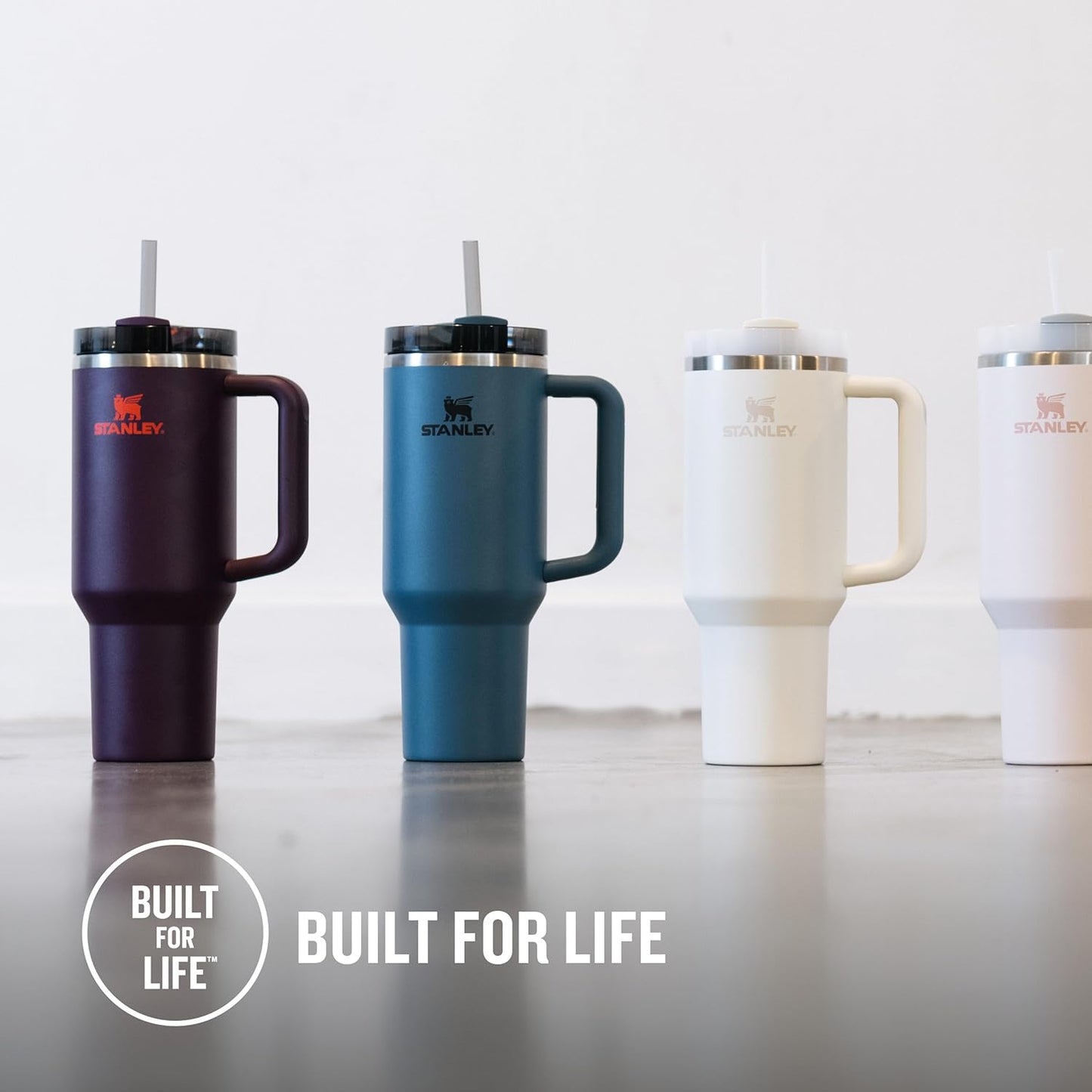 Stanley Quencher® H2.0 FlowState™ Tumbler 1.2L – Recycled Stainless Steel - Multiple Colours!