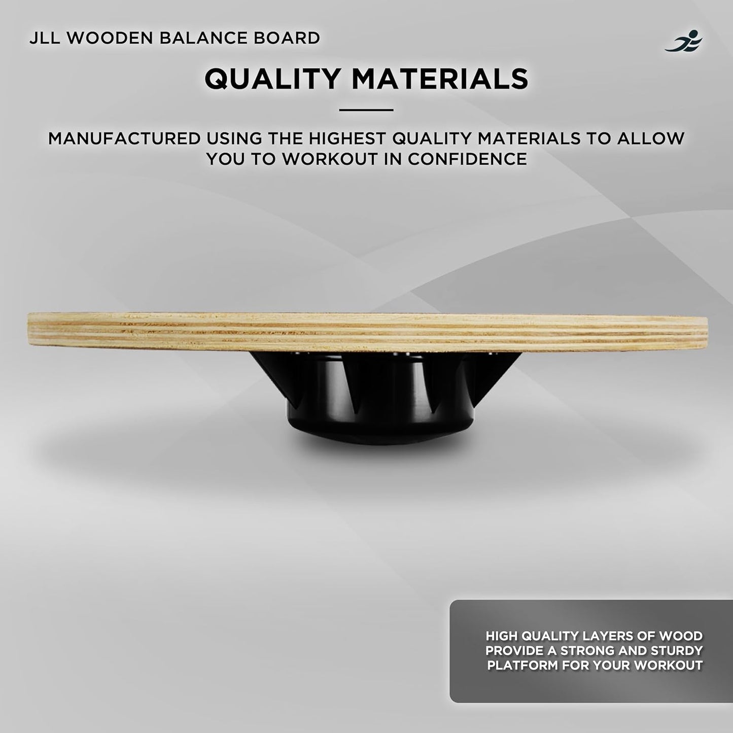 JLL Wooden Balance Board