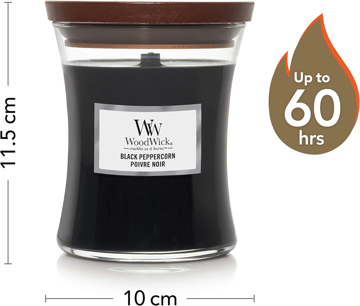 Woodwick 275g Candle Black Peppercorn