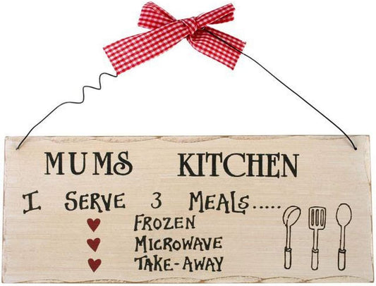 Mums Kitchen Wooden Sign