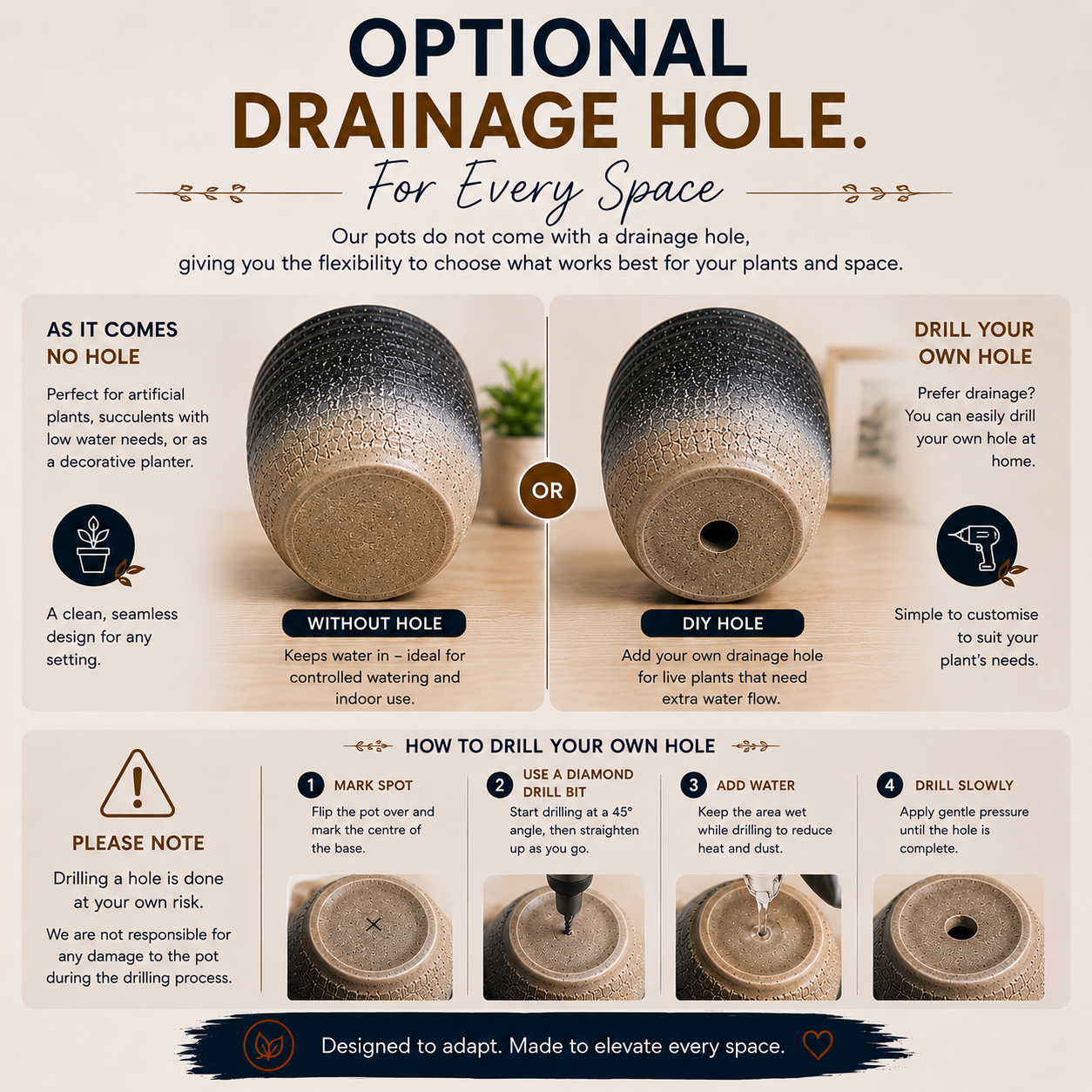 Generise Coastal Clay Pots